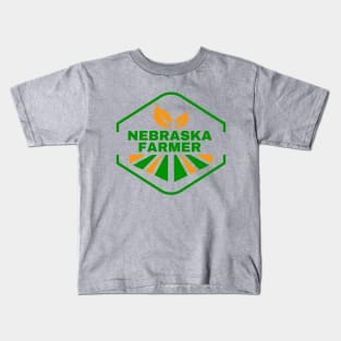 Nebraska Farmer Kids T-Shirt